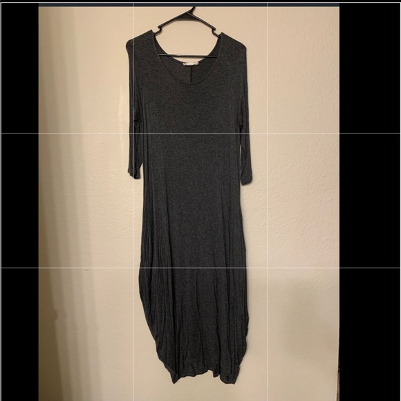 •Gray Bubble Dress• - Picture 3 of 4